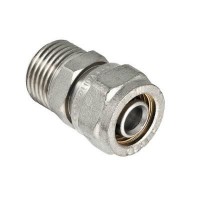 Муфта с наружной резьбой Valtec VTm.301 (обжим)